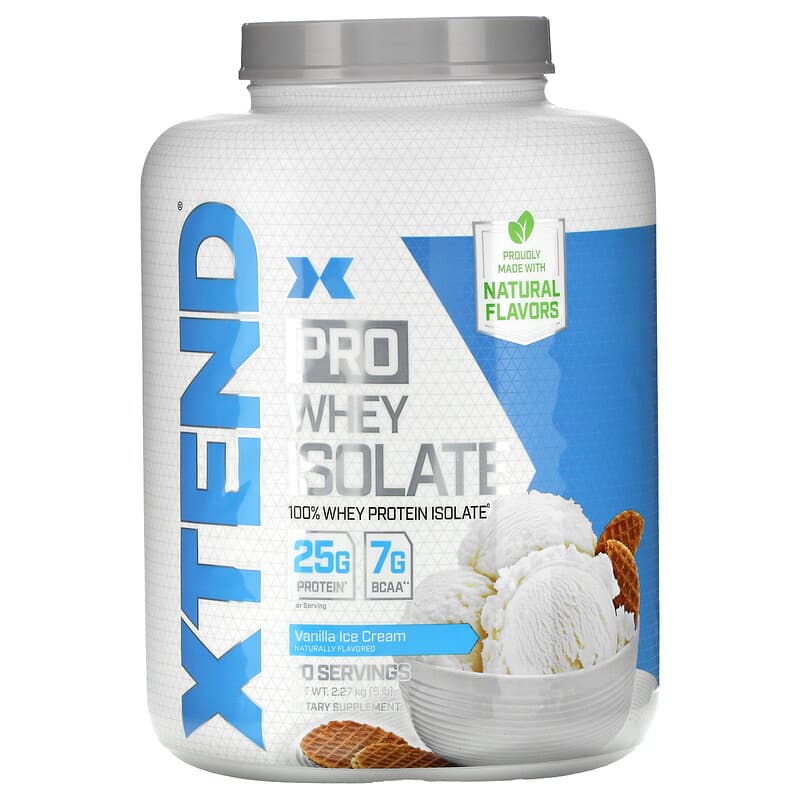 Xtend Pro Whey Isolate vị Kem Vani 5 lb 2.27 kg của Xtend 10 xtend pro whey isolate vanilla ice cream 5 lb 2 27 kg 86953 842595110944