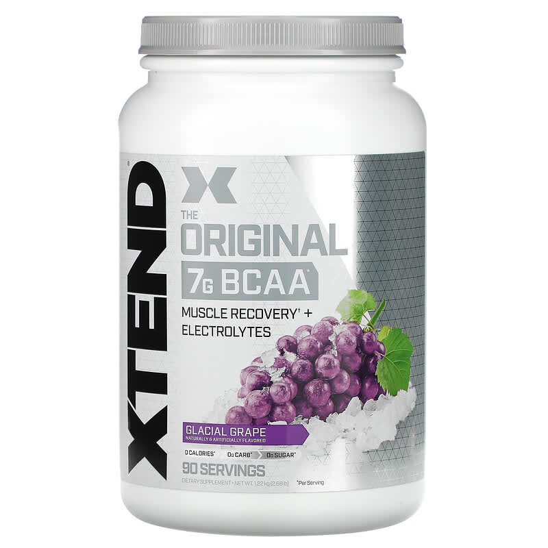 Xtend The Original 7G BCAA vị Nho Băng 2.68 lb 1.22 kg của thương hiệu Xtend 10 xtend the original 7g bcaa glacial grape 2 68 lb 1 22 kg 85412 181030000182