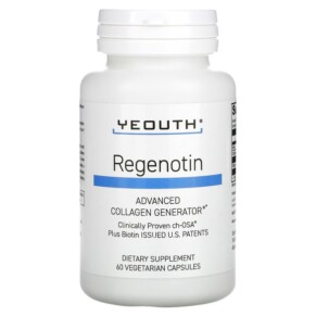 Thực phẩm bổ sung Yeouth Regenotin Advanced Collagen Generator 60 Vegetarian Capsules 671315019393