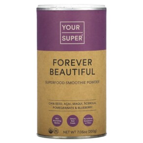 Thực phẩm bổ sung Your Super Forever Beautiful Superfood Smoothie Powder 7.05 oz (200 g) 8720256194934