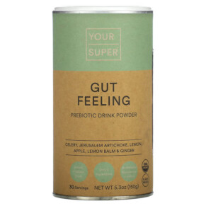 Thực phẩm bổ sung Your Super Gut Feeling Prebiotic Drink Powder 5.3 oz (150 g) 8720256194408