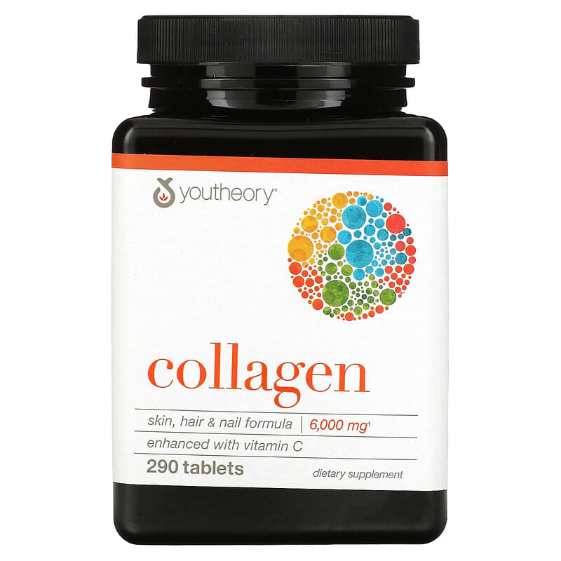 Viên uống collagen Youtheory 6000 mg 290 viên 10 youtheory collagen 6 000 mg 290 tablets 59088 853244003036