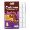 Thực phẩm bổ sung Yum-Vs Calcium with Vitamin D White Chocolate 40 Bears 899105001179