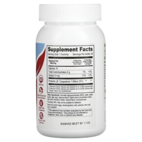 Kẹo dẻo Yum-Vs Probiotic Zero vị mâm xôi 60 viên của Yum-Vs 3 Thành phần vi chất của Yum-Vs Probiotic Zero Raspberry 60 Gummies 810048610273