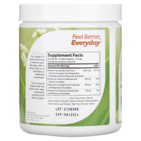 Bột Zahler Buffered C hương Berry tự nhiên 11 oz (315 g) từ hãng Zahler 3 Thành phần vi chất của Zahler Buffered C Powder Natural Berry 11 oz (315 g) 848998082482