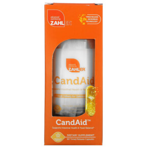 Thực phẩm bổ sung Zahler CandAid Supports Intestinal Health & Yeast Balance 60 Timed Release Capsules 848998081041