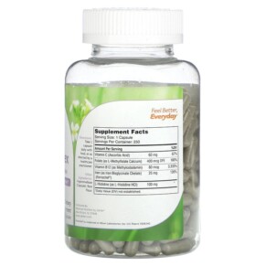 Viên uống bổ máu Zahler Iron Complex 250 viên của Zahler 3 Thành phần vi chất của Zahler Iron Complex 250 Capsules 848998082659