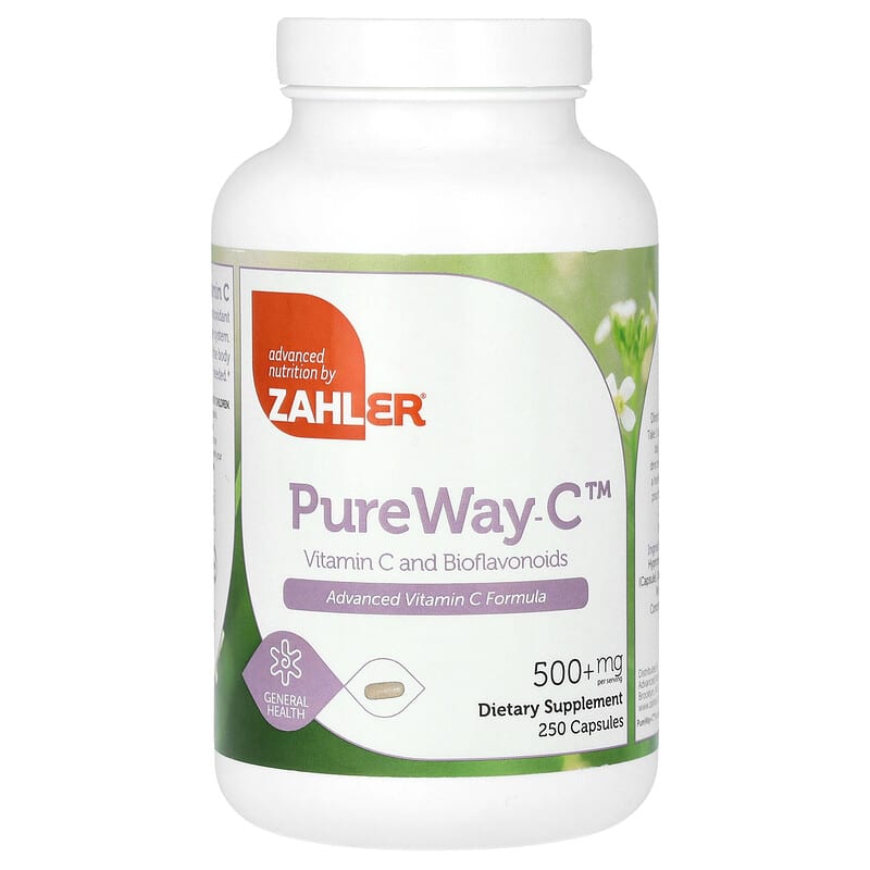 Viên uống vitamin C PureWay-C 500mg 250 viên Zahler 10 zahler pureway c 500 mg 250 capsules 139733 848998082369