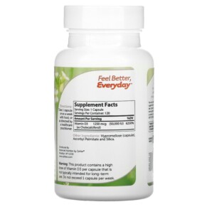 Viên uống Zahler Vitamin D3 1.250 mcg (50.000 IU) 120 viên của Zahler 3 Thành phần vi chất của Zahler Vitamin D3 1.250 mcg (50.000 IU) 120 Capsules 848998080846