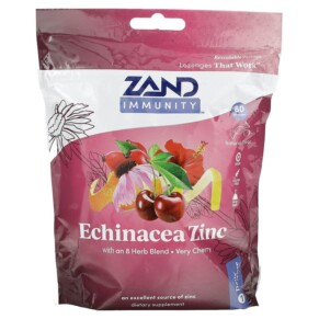 Thực phẩm bổ sung Zand Echinacea Zinc Very Cherry 80 Lozenges 041954974634