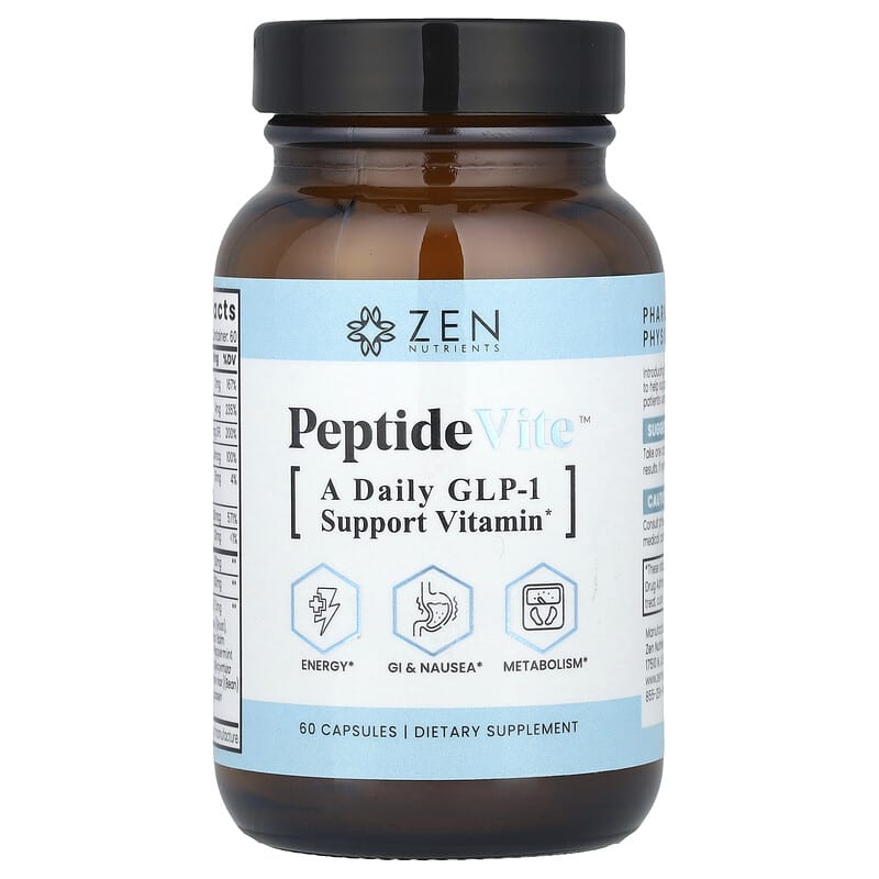 Viên uống PeptideVite™ Zen Nutrients 60 viên 4 Zen Nutrients, PeptideVite™, 60 viên 197644612093