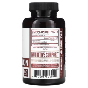 Viên Uống Zhou Nutrition Quế Ceylon 60 viên Zhou Nutrition 3 Thành phần vi chất của Zhou Nutrition Ceylon Cinnamon 60 Capsules 859805006041