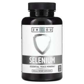 Thực phẩm bổ sung Zhou Nutrition Selenium 200 mcg 100 Veggie Capsules 859805006317