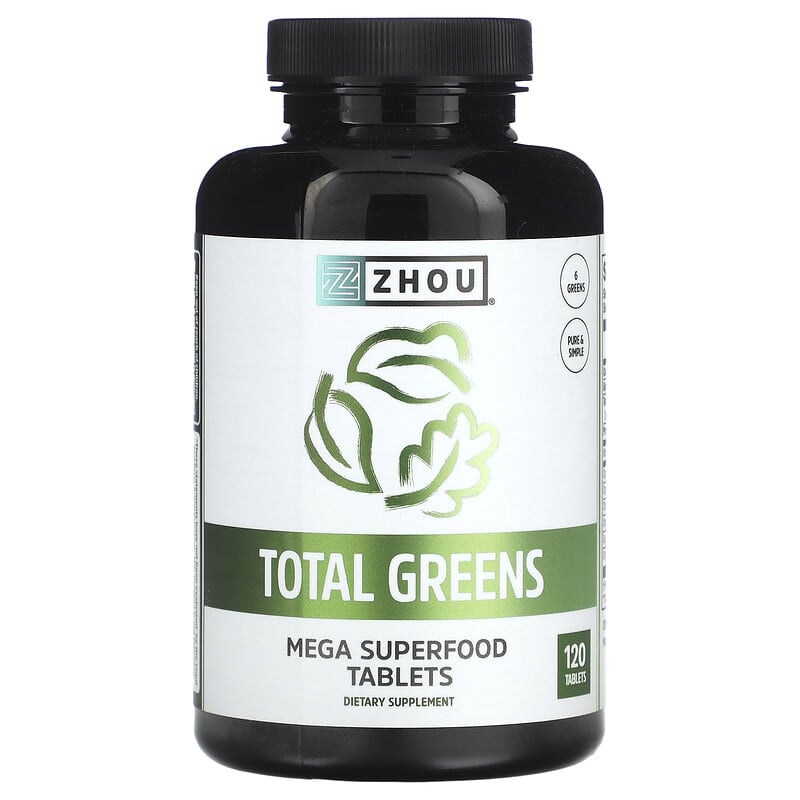 Zhou Nutrition Total Greens 120 viên bổ sung dinh dưỡng xanh 10 zhou nutrition total greens 120 tablets 132586 669191258876