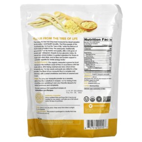 Bột Mesquite hữu cơ Zint nguyên chất 454g (16 oz) 3 Thành phần vi chất của Zint Mesquite Raw Organic Powder 16 oz (454 g) 817516020107