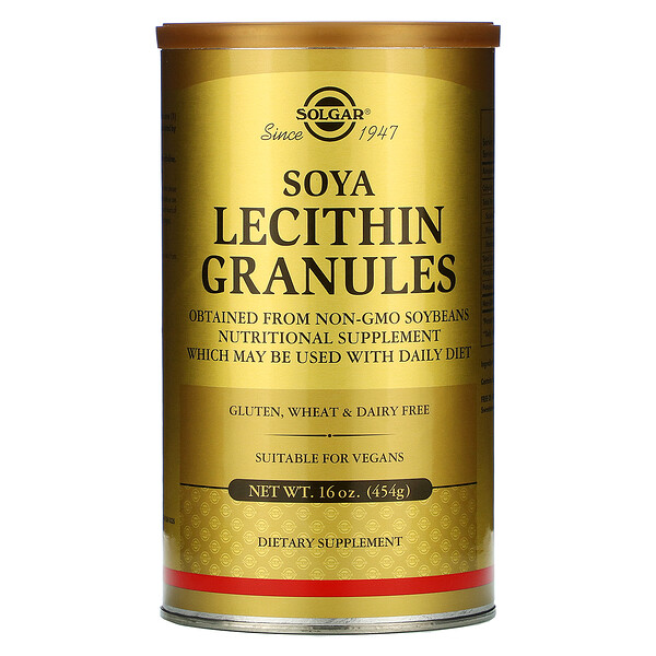 Solgar Soya Lecithin Granules 16 oz (454 g)